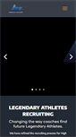 Mobile Screenshot of legendaryathletes.com